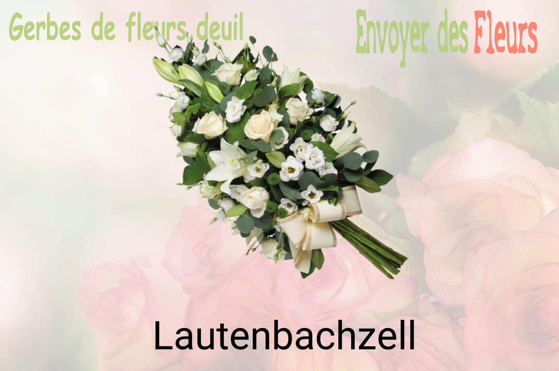 Gerbe de fleurs de deuil livrée à Lautenbachzell